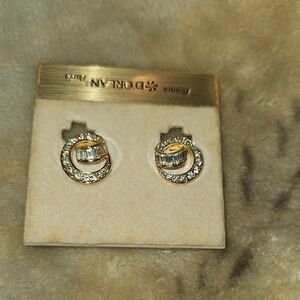 Gold and Silver Women's Clip On Earrings